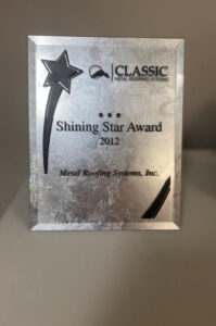 2012 Shining Star Award