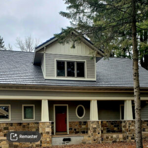 Deep Charcoal Rustic Metal Shingle Roof N7997 Turtle Lake Road Neshkoro Wi 54960