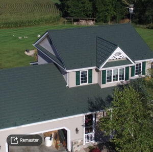 Forest Green Rustic Metal Shingle Roof N4561 County Rd R Iron Ridge Wi 53035 Copy