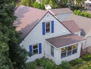 Mustang Brown Metal Shingle Roof 1b Flat Roof 302 Dempsy Rd, Madison, Wi 53714